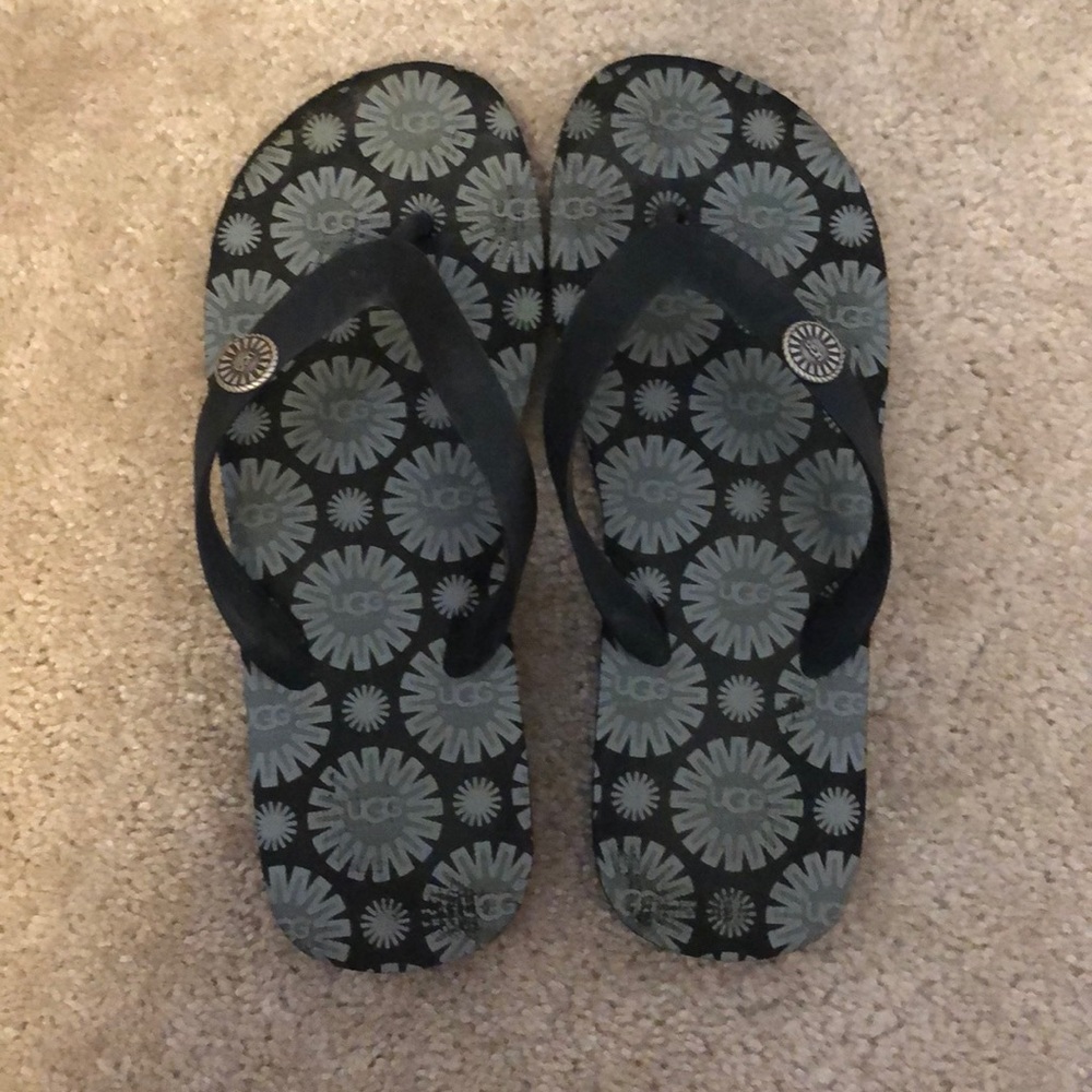 UGG Rubber Flip Flop (Black)